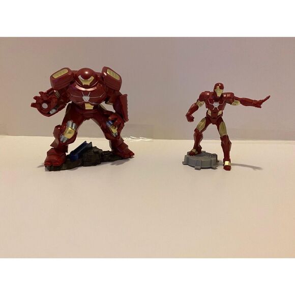 Playmation Marvel Iron Man Hulk buster Game Toys Or Cake Toppers Discontinued - Picture 4 of 8